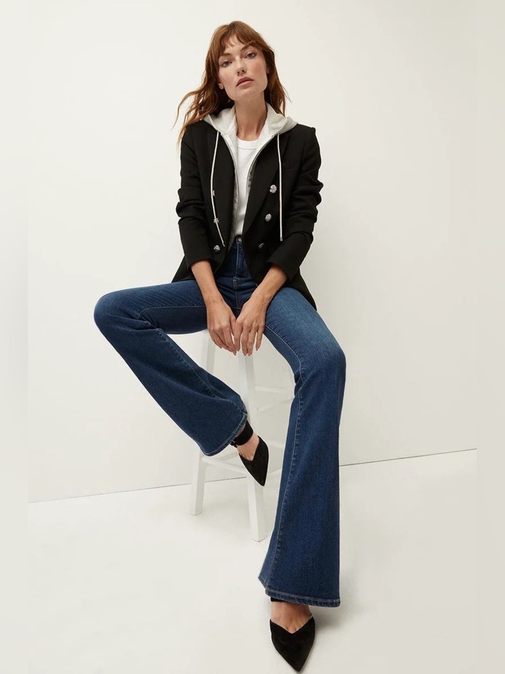 VERONICA BEARD Miller Dickey Jacket & Hoodie Dickey